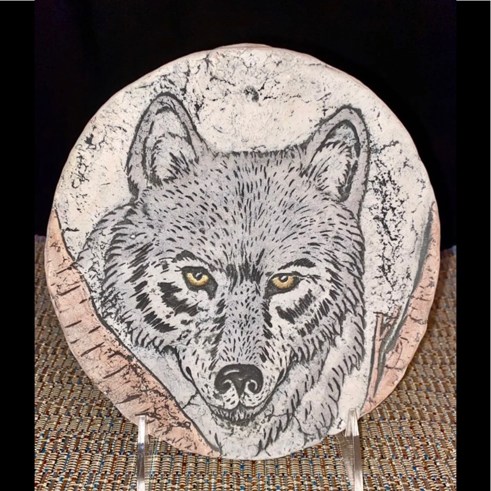 Shapes of Clay Wolf by Stan Langtwait